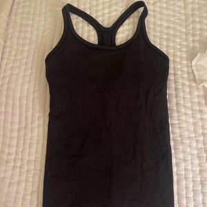 LULULEMON Ebb To Street Tank Size 4 BLACK